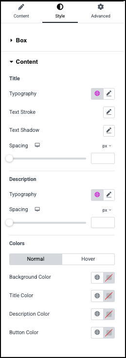 Call to Action widget 30 CTA widget style content tab Call to Action widget 29